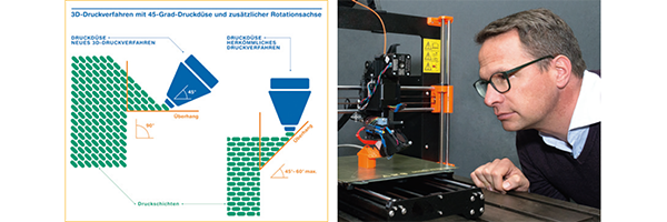 Neues Verfahren für 3D-Druck ohne Stützstrukturen
